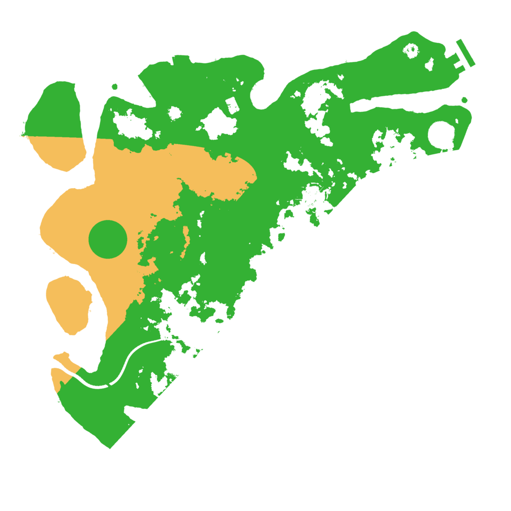 Biome Rust Map: Procedural Map, Size: 3500, Seed: 1544508545