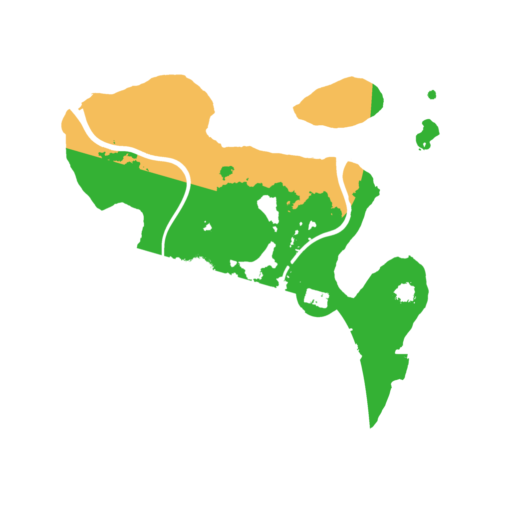 Biome Rust Map: Procedural Map, Size: 2303, Seed: 2147483647