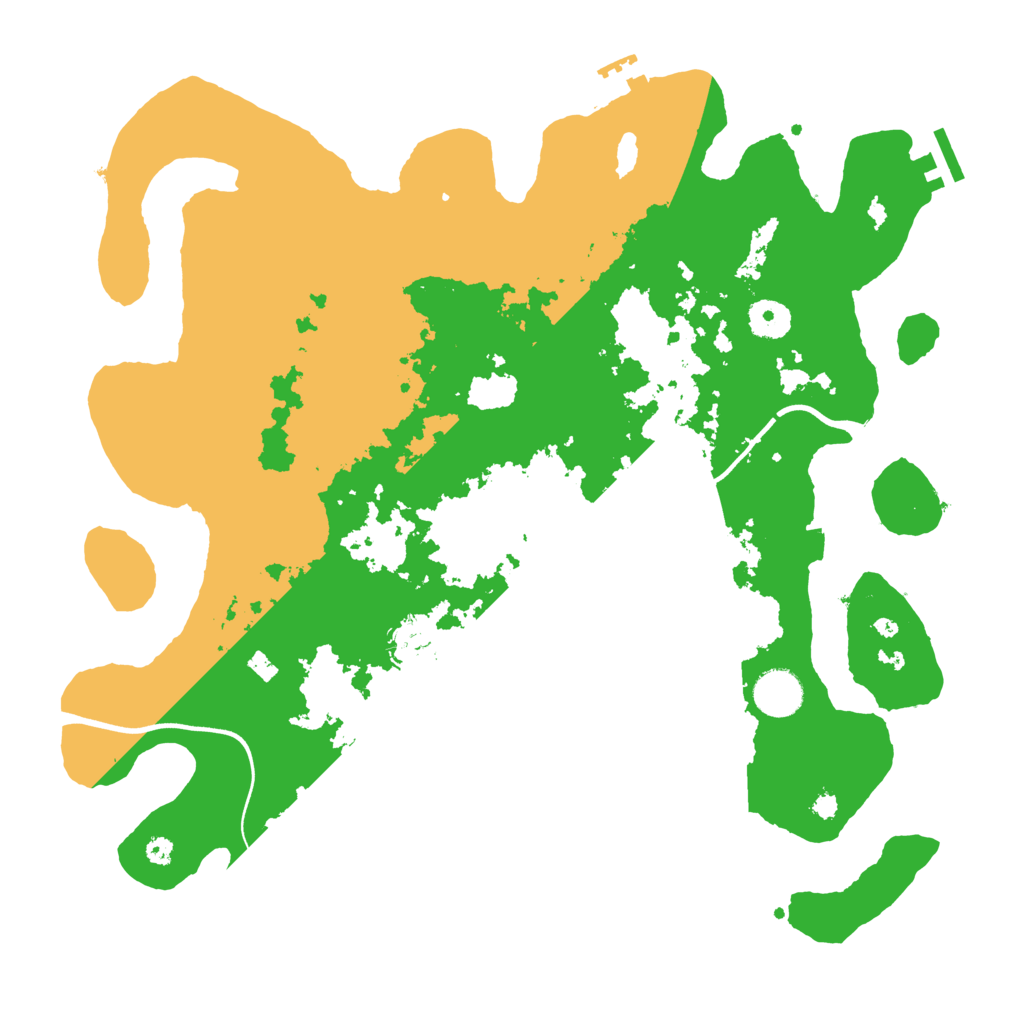 Biome Rust Map: Procedural Map, Size: 3750, Seed: 513860208