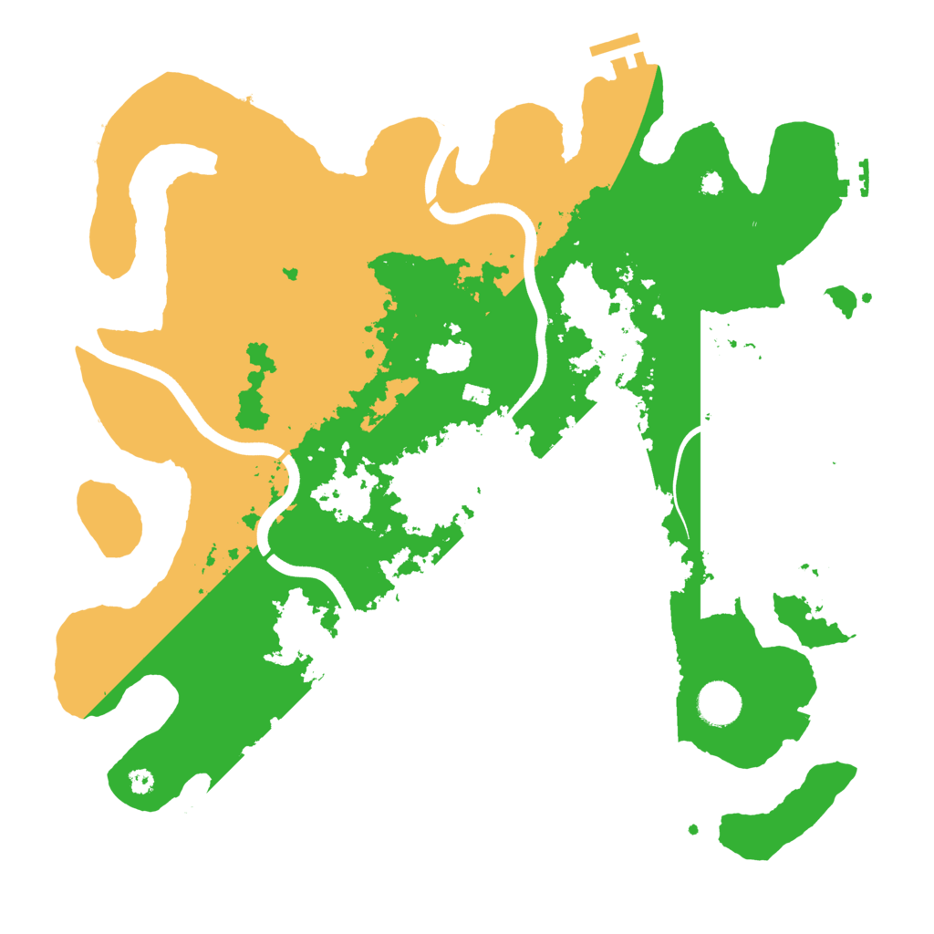 Biome Rust Map: Procedural Map, Size: 3750, Seed: 513860208