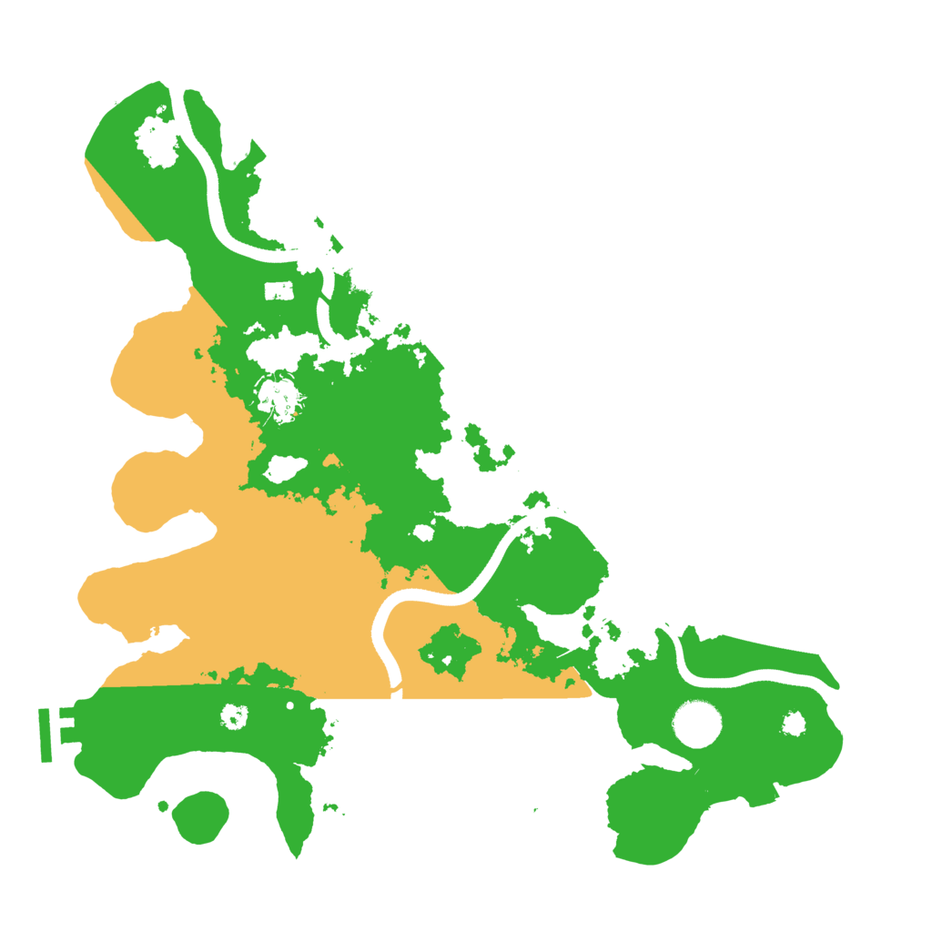 Biome Rust Map: Procedural Map, Size: 3500, Seed: 51989