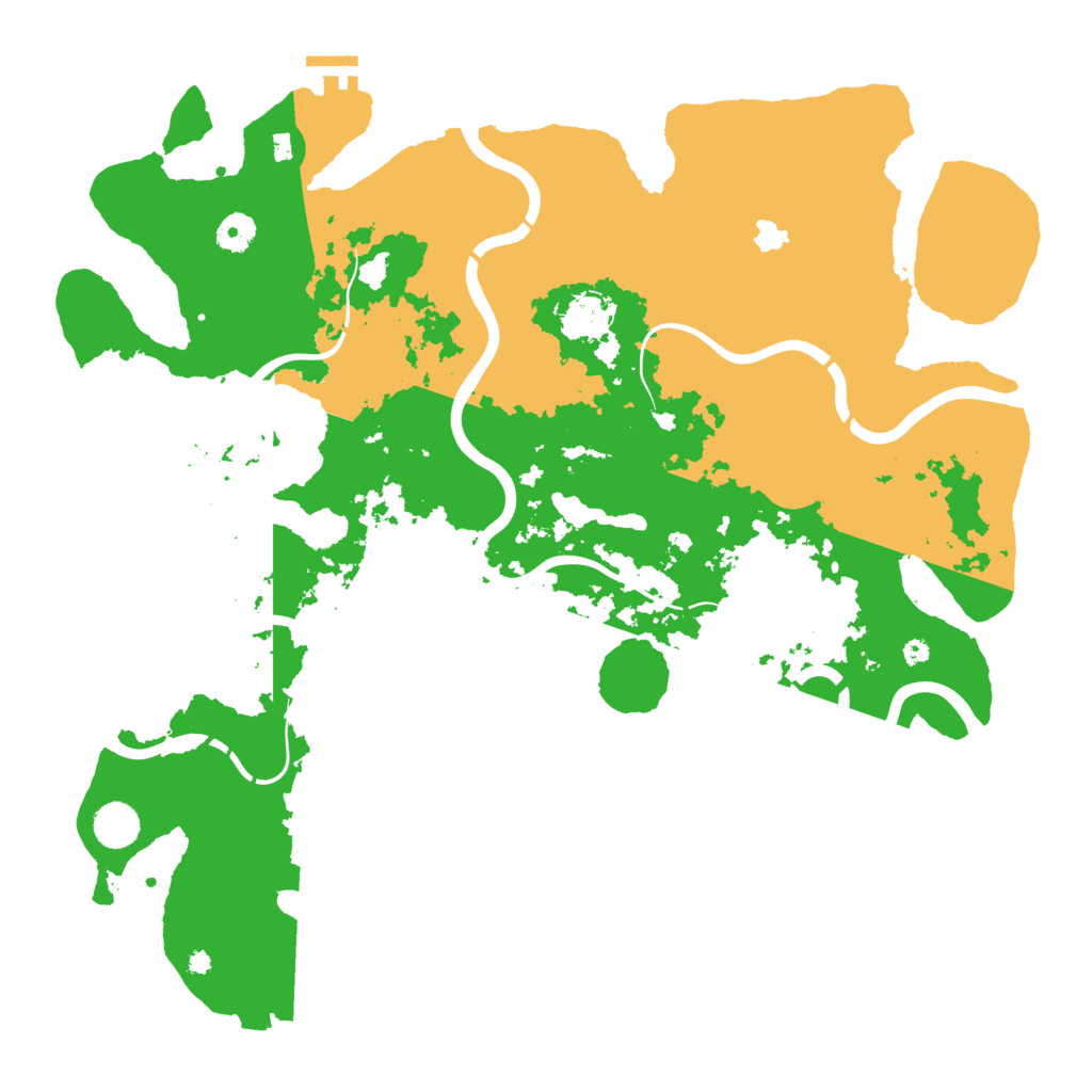 Biome Rust Map: Procedural Map, Size: 4250, Seed: 55534551
