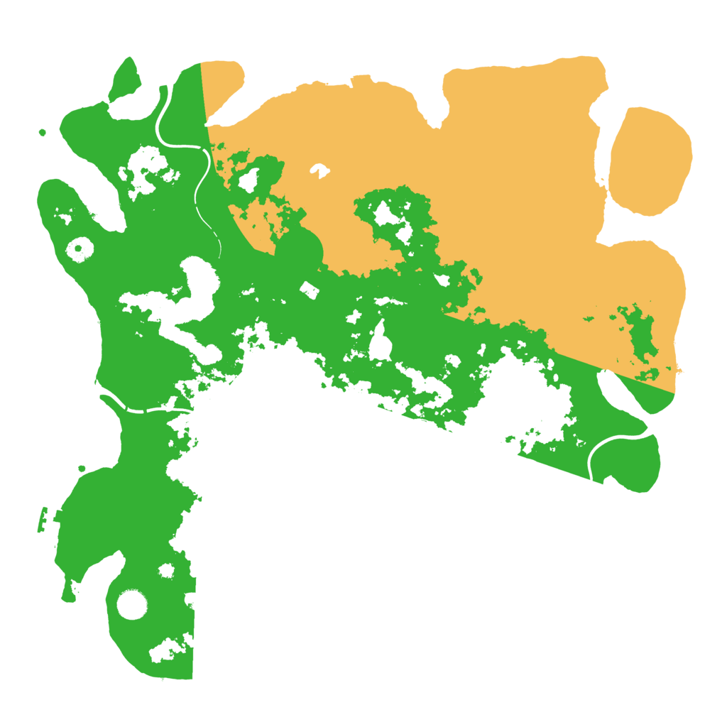 Biome Rust Map: Procedural Map, Size: 4250, Seed: 55534551