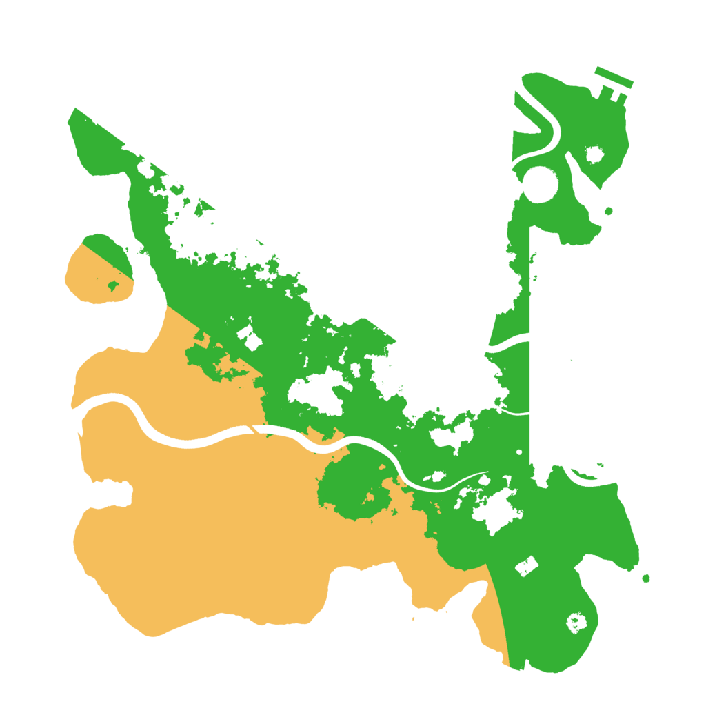 Biome Rust Map: Procedural Map, Size: 3600, Seed: 1561351992