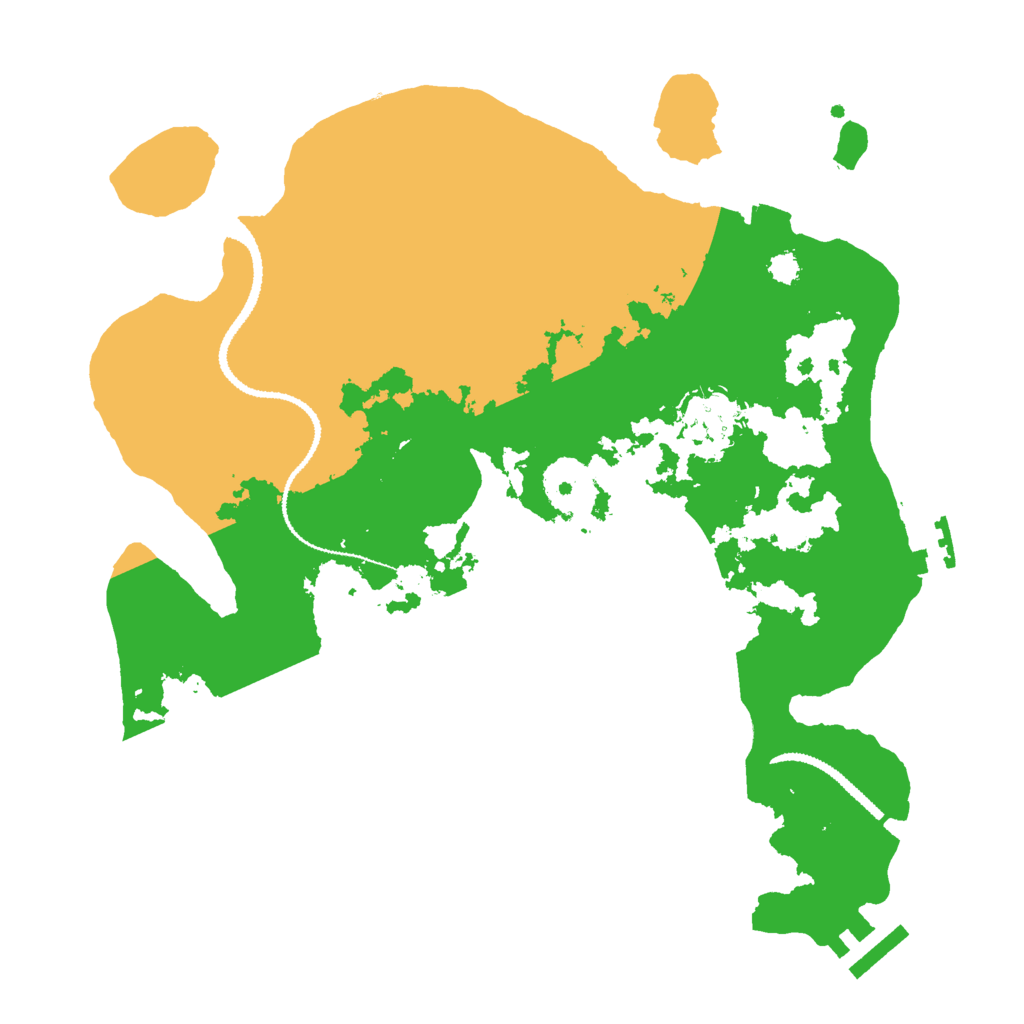 Biome Rust Map: Procedural Map, Size: 3000, Seed: 1953822383