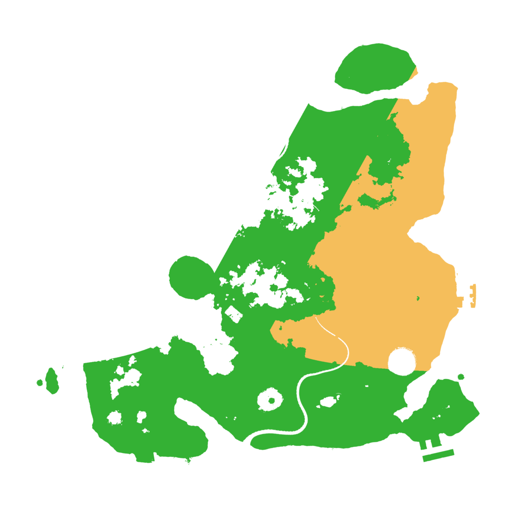 Biome Rust Map: Procedural Map, Size: 3250, Seed: 1020367283