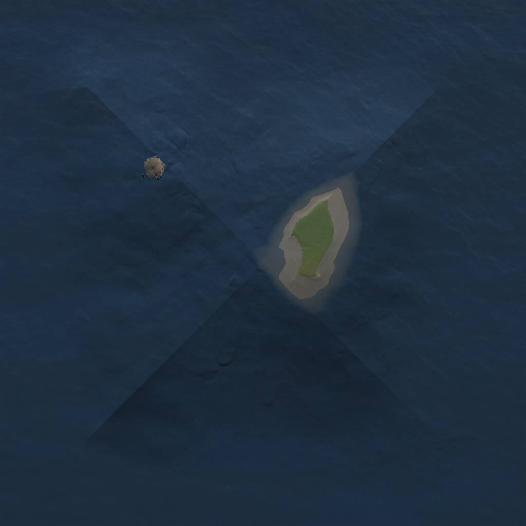 Rust Map: Procedural Map, Size: 1000, Seed: 1792457030, 1 Monuments