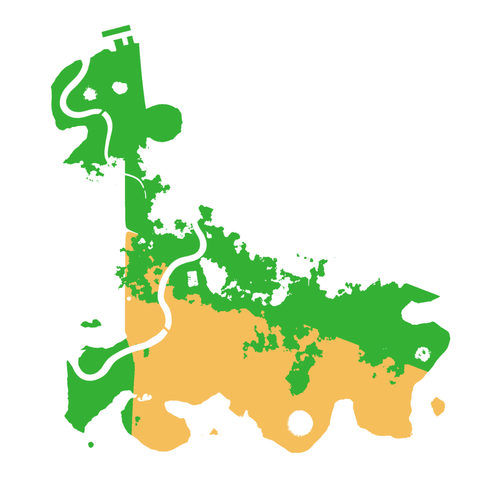 Biome Rust Map: Procedural Map, Size: 3500, Seed: 332123903