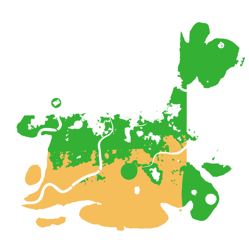 Biome Rust Map: Procedural Map, Size: 4000, Seed: 17249