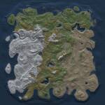 Thumbnail Rust Map: Procedural Map, Size: 5000, Seed: 1824117412, 17 Monuments
