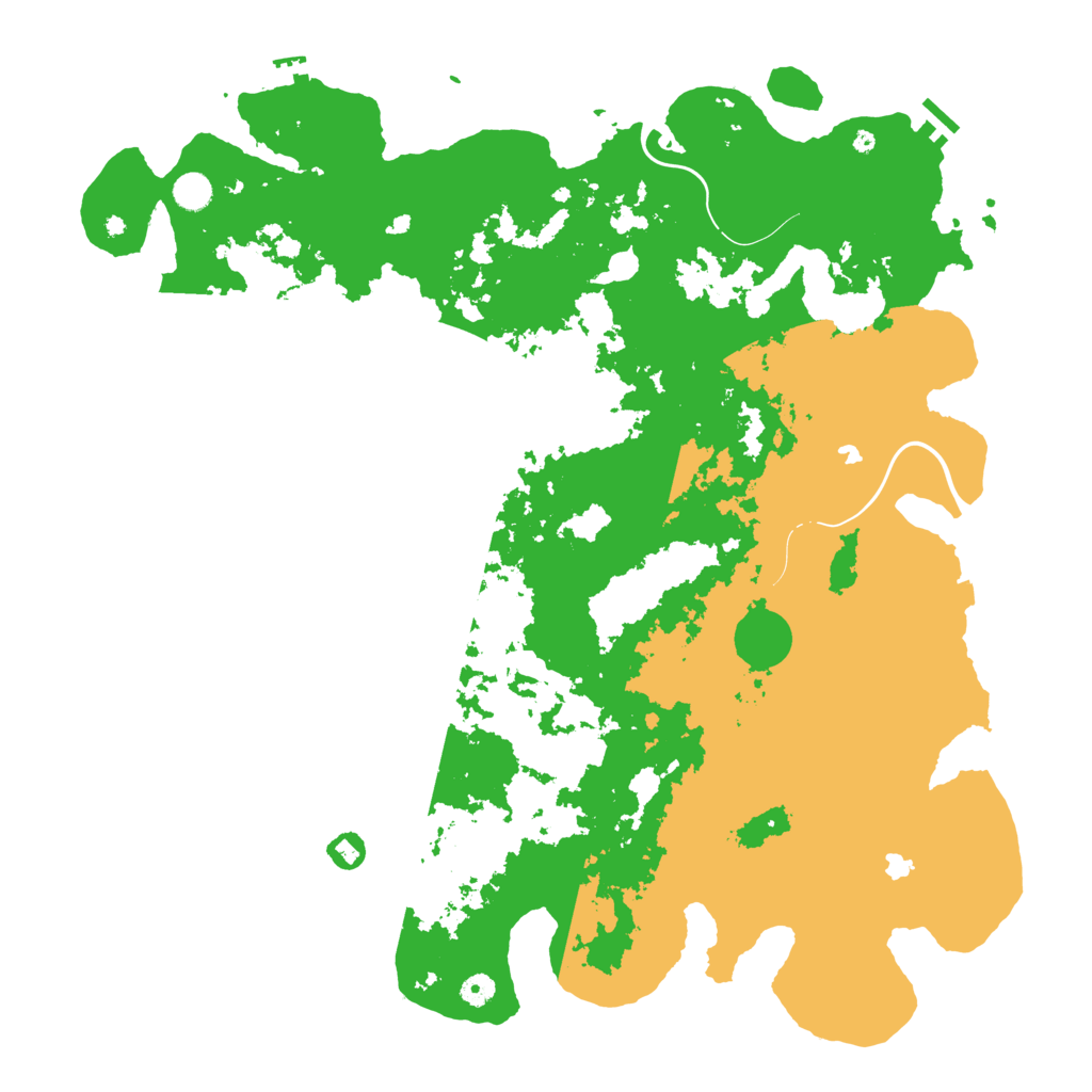 Biome Rust Map: Procedural Map, Size: 5000, Seed: 1824117412