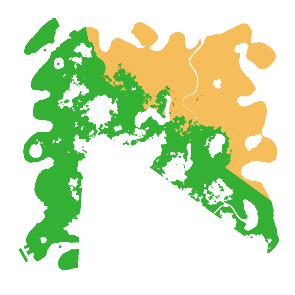 Biome Rust Map: Procedural Map, Size: 4050, Seed: 1226474542