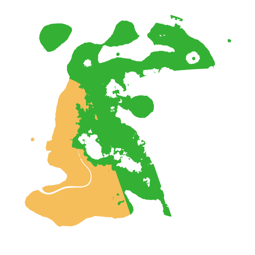Biome Rust Map: Procedural Map, Size: 3000, Seed: 25832