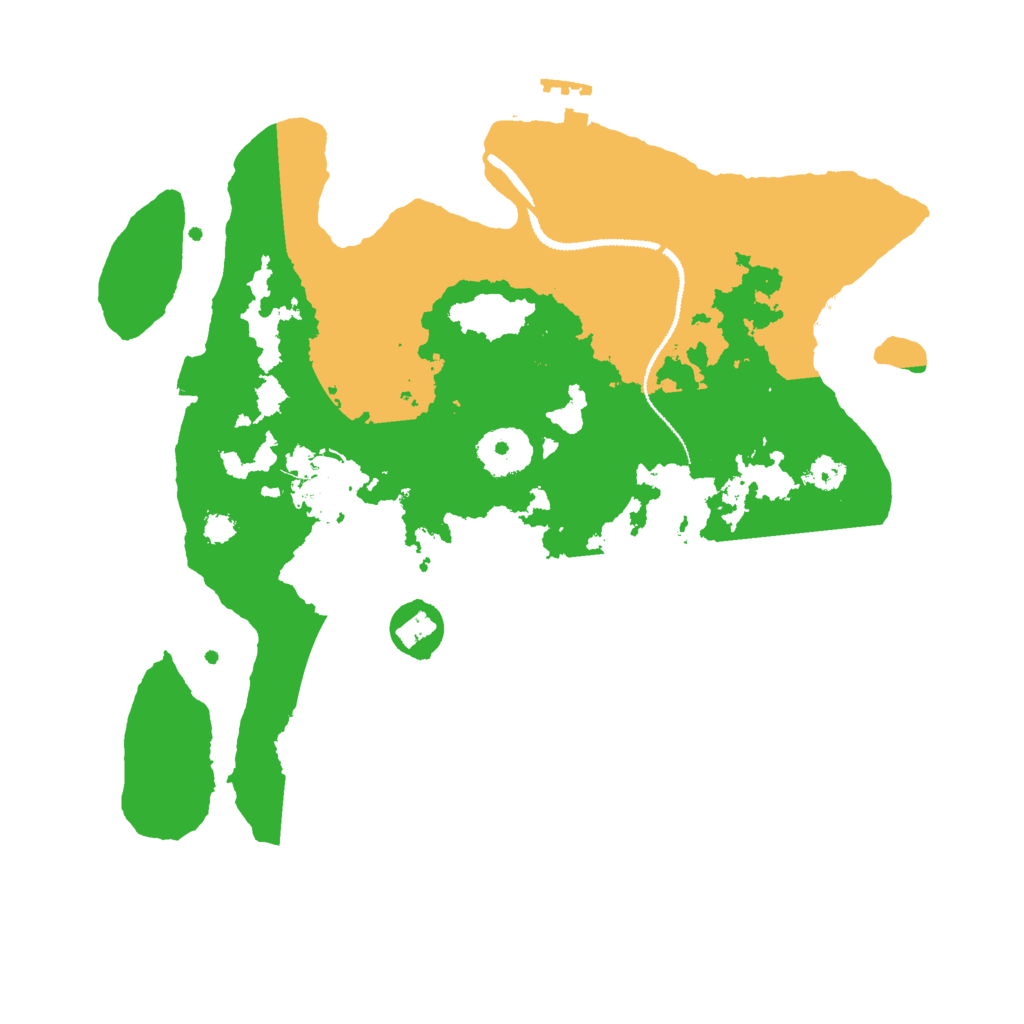 Biome Rust Map: Procedural Map, Size: 3000, Seed: 13554
