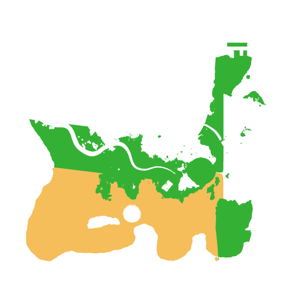 Biome Rust Map: Procedural Map, Size: 3000, Seed: 2474354