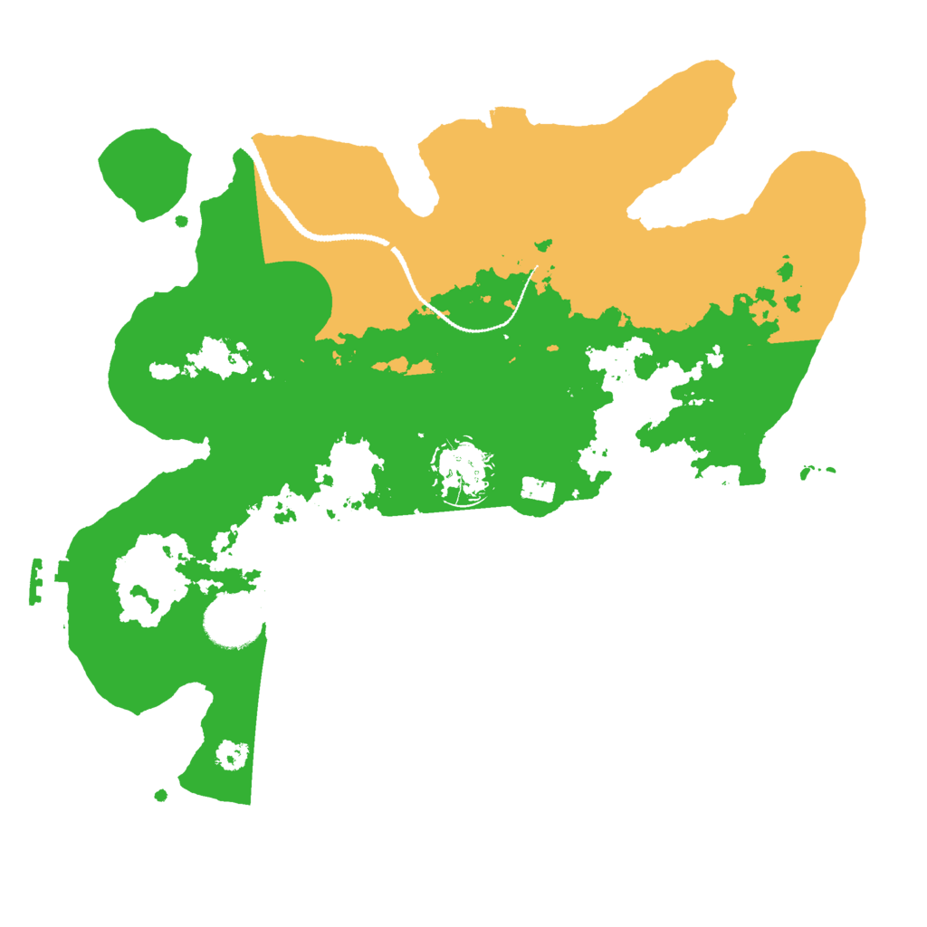 Biome Rust Map: Procedural Map, Size: 3000, Seed: 30040298