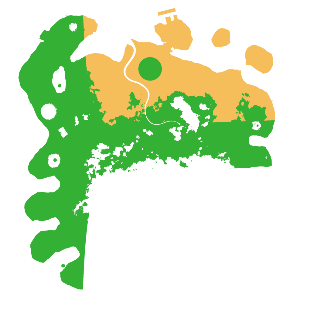 Biome Rust Map: Procedural Map, Size: 3500, Seed: 1942419193