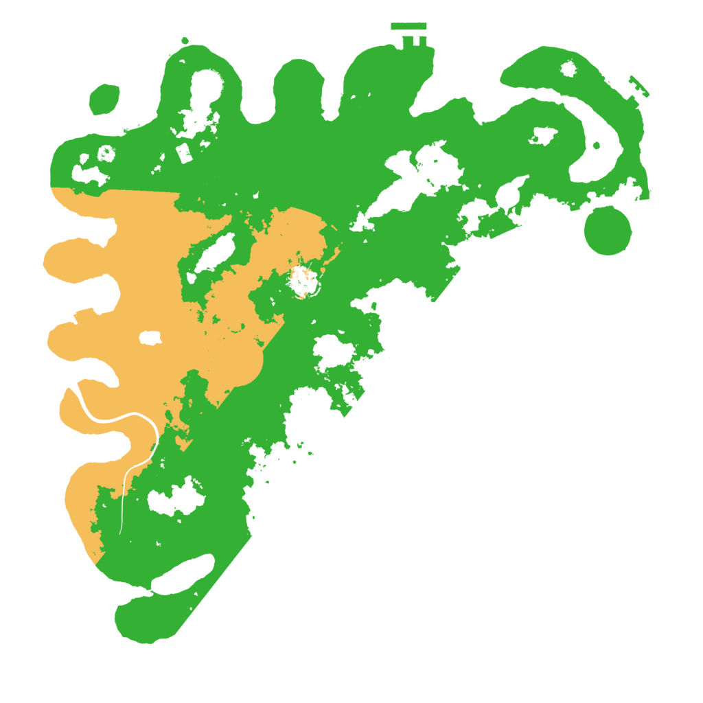 Biome Rust Map: Procedural Map, Size: 4000, Seed: 913254