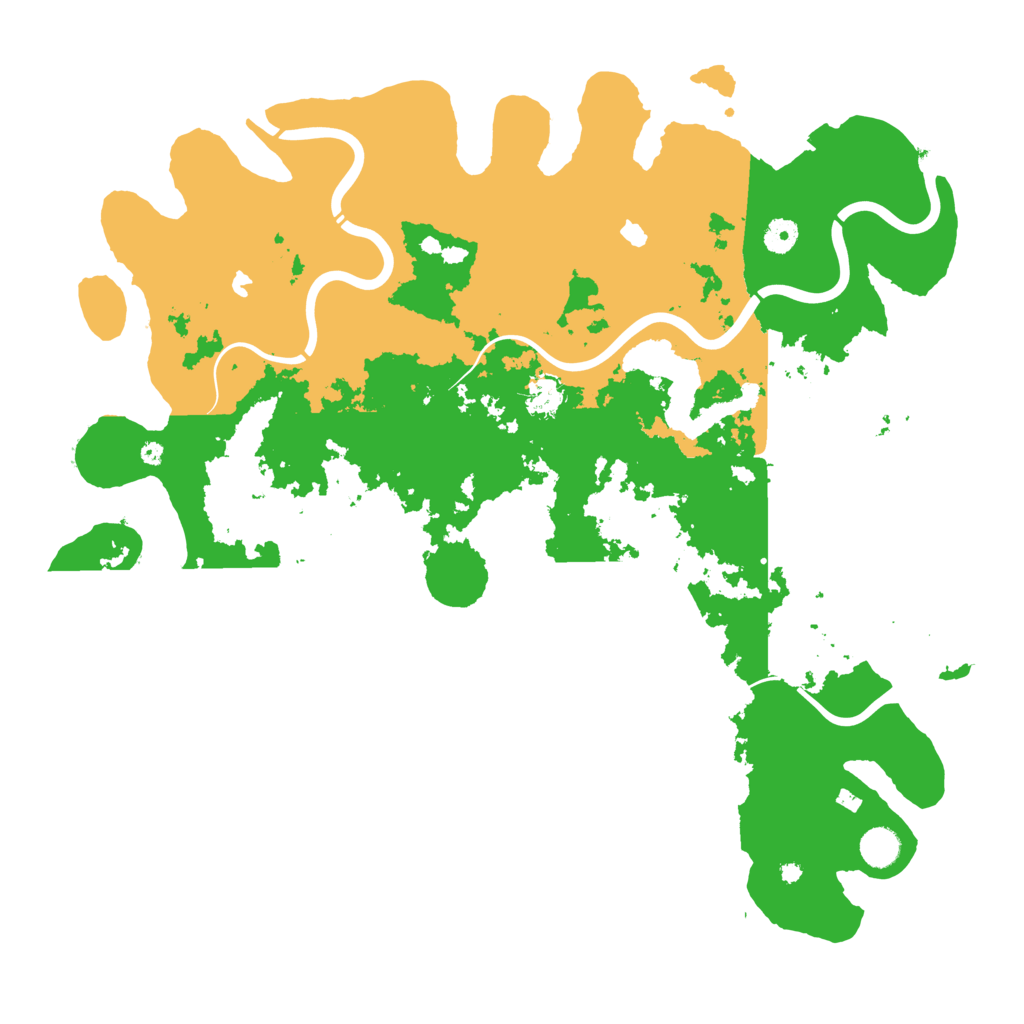 Biome Rust Map: Procedural Map, Size: 4500, Seed: 663817803