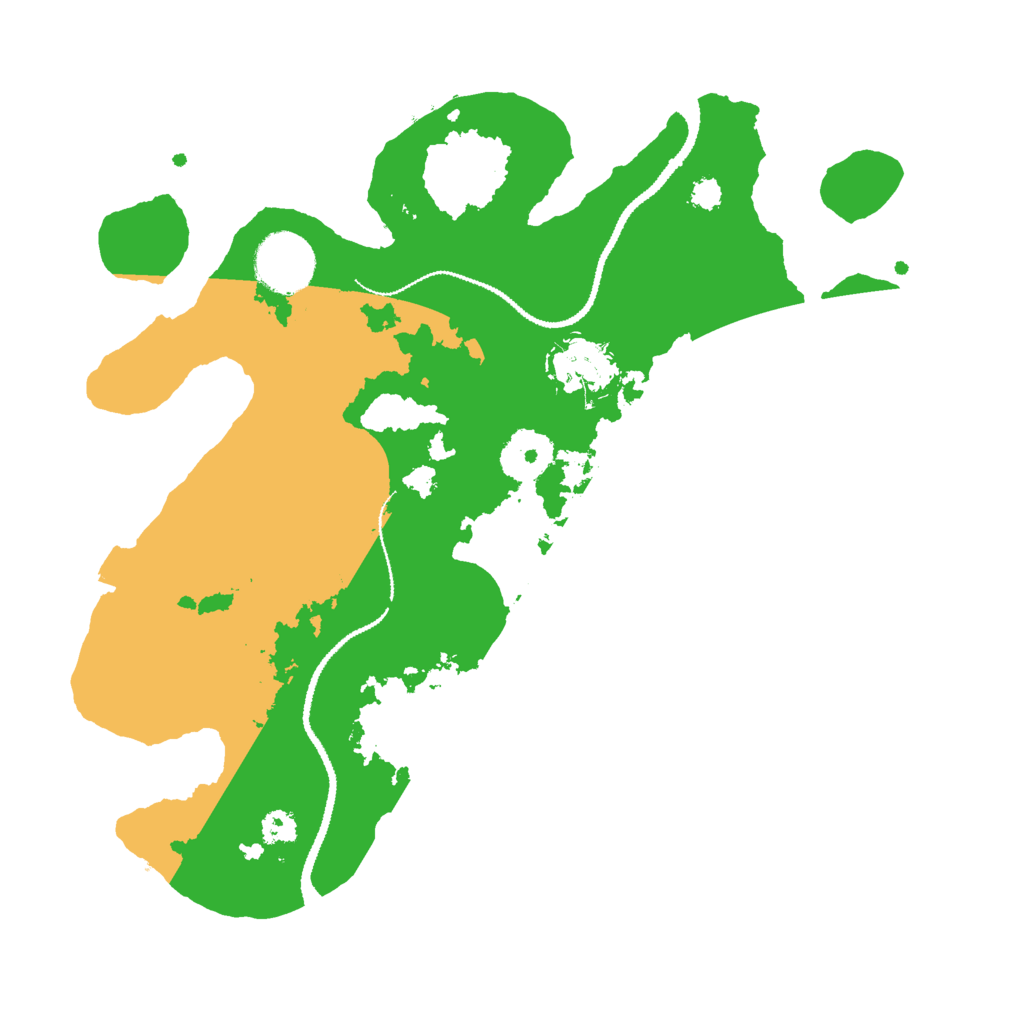 Biome Rust Map: Procedural Map, Size: 3000, Seed: 2246