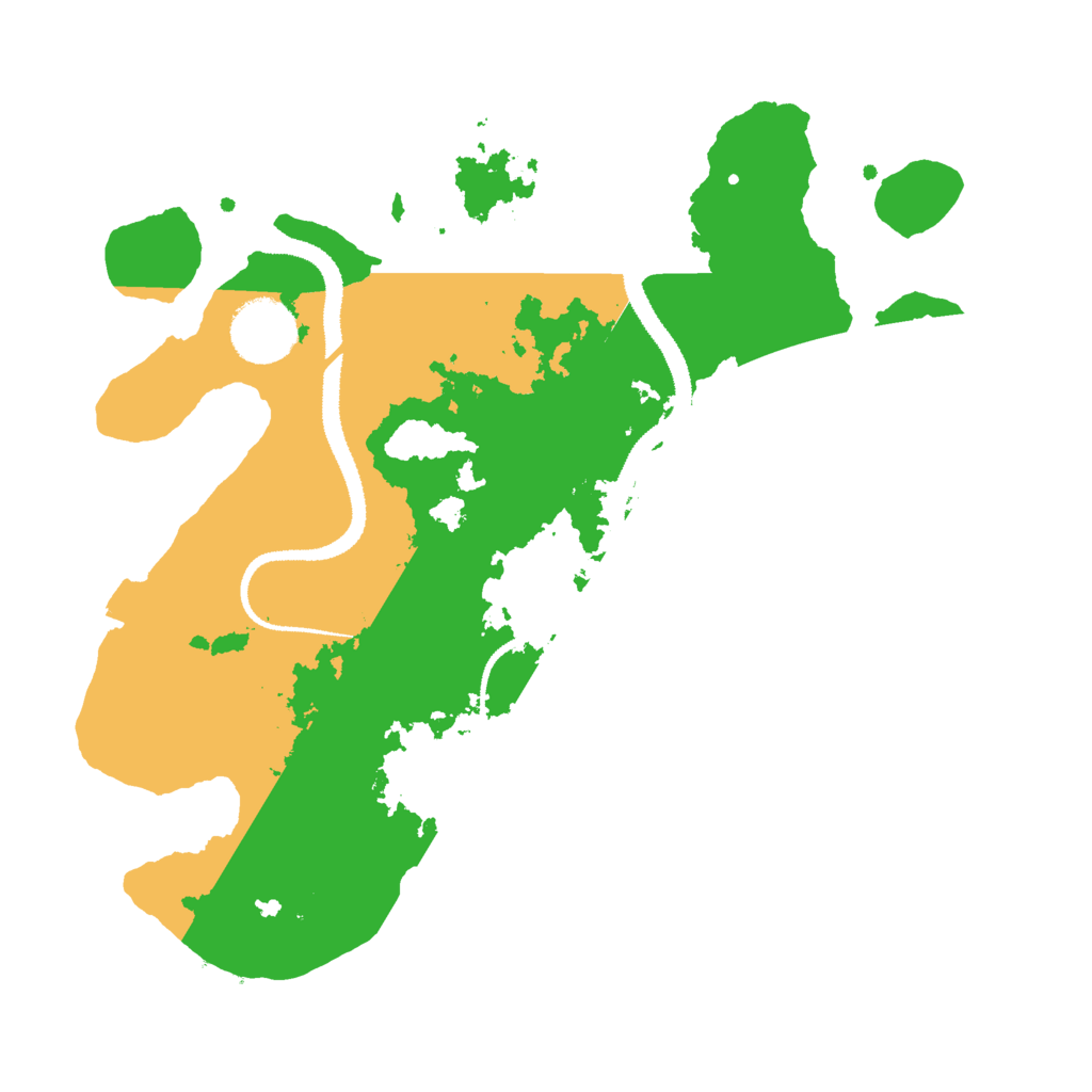Biome Rust Map: Procedural Map, Size: 3000, Seed: 2246