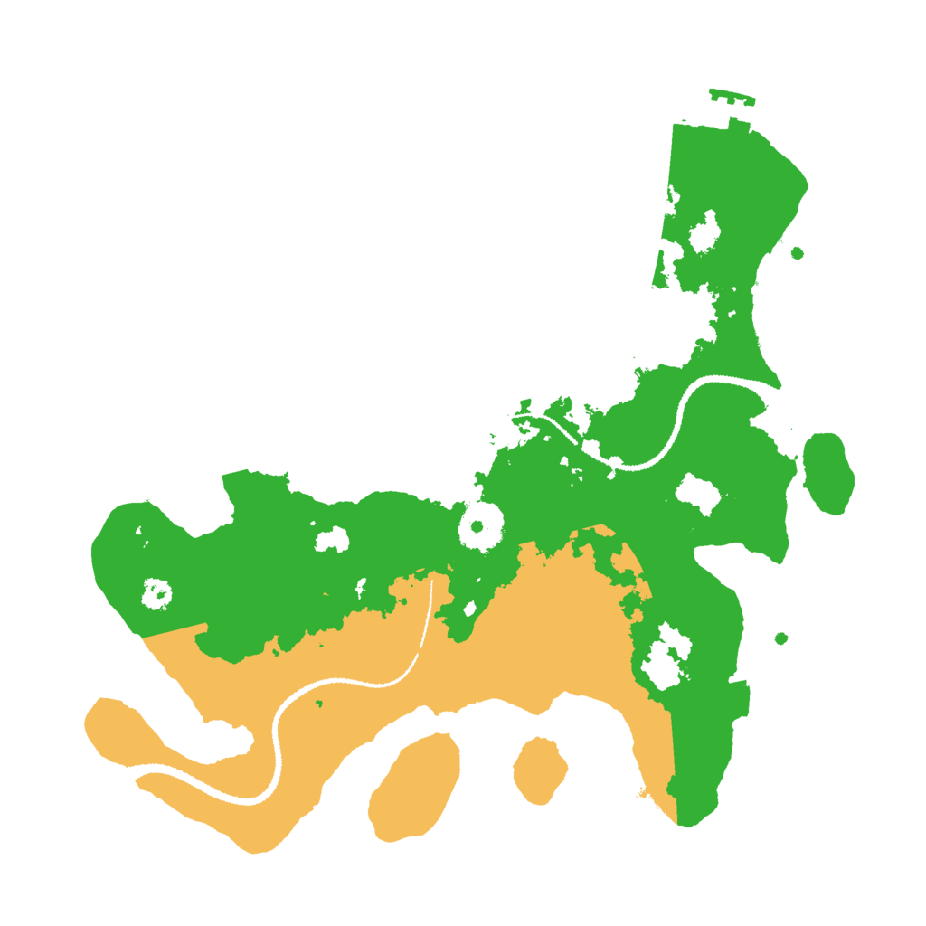 Biome Rust Map: Procedural Map, Size: 3000, Seed: 674652160