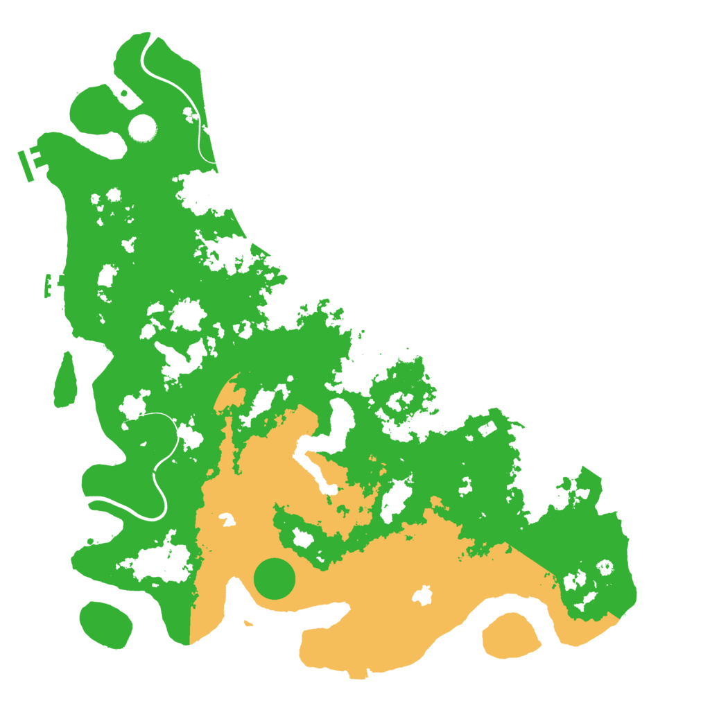Biome Rust Map: Procedural Map, Size: 4500, Seed: 1832546990