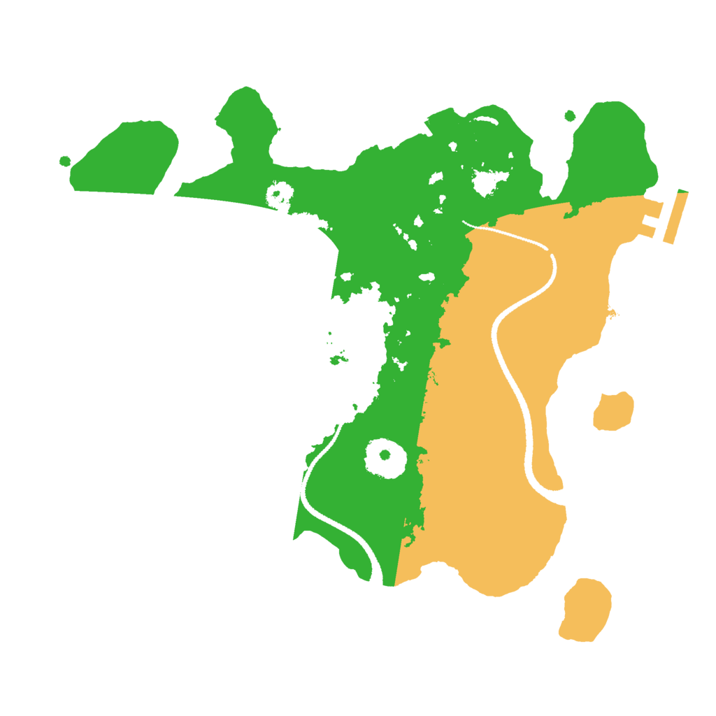 Biome Rust Map: Procedural Map, Size: 2633, Seed: 3032009