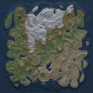 Thumbnail Rust Map: Procedural Map, Size: 4750, Seed: 898197942, 17 Monuments