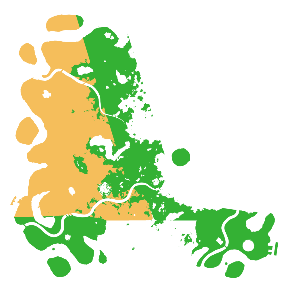 Biome Rust Map: Procedural Map, Size: 4500, Seed: 88899364