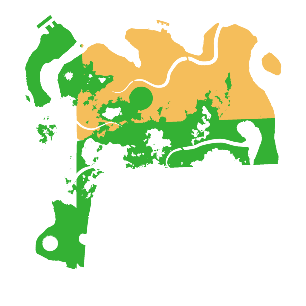 Biome Rust Map: Procedural Map, Size: 3500, Seed: 56089811