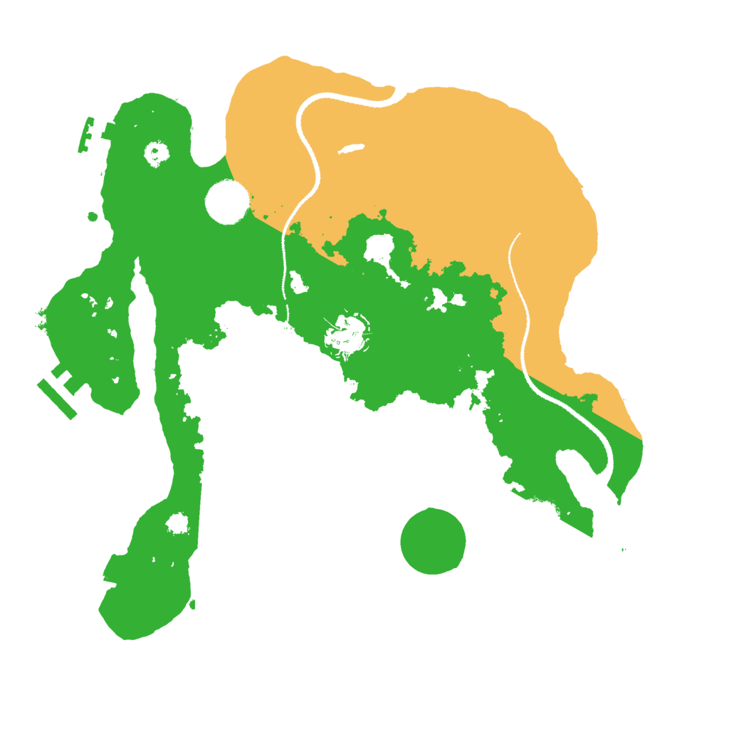 Biome Rust Map: Procedural Map, Size: 3000, Seed: 18004