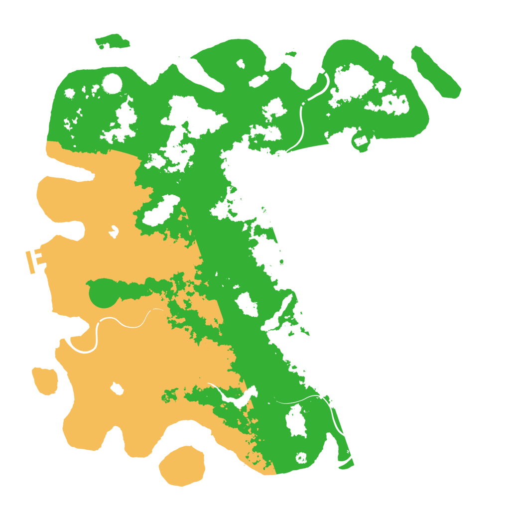 Biome Rust Map: Procedural Map, Size: 4500, Seed: 85864