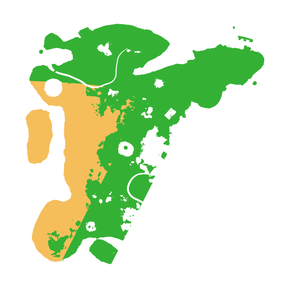 Biome Rust Map: Procedural Map, Size: 3000, Seed: 1825525035