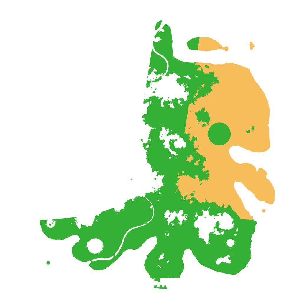 Biome Rust Map: Procedural Map, Size: 3500, Seed: 1502477207