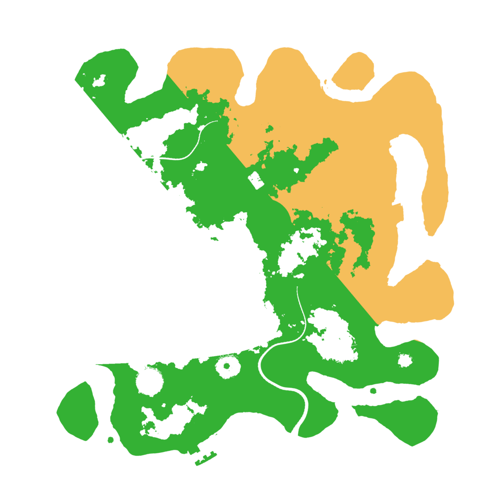 Biome Rust Map: Procedural Map, Size: 3250, Seed: 76018721