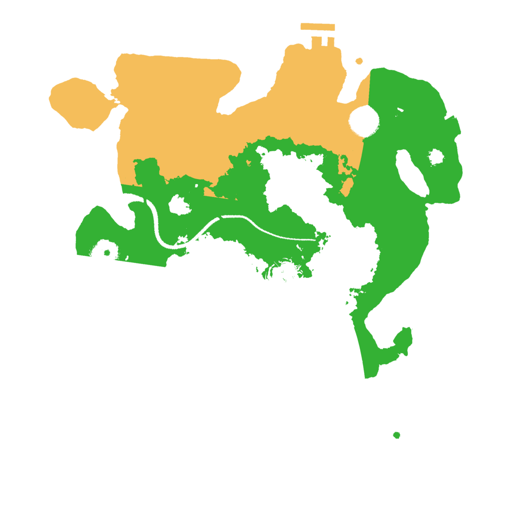 Biome Rust Map: Procedural Map, Size: 3000, Seed: 813416066