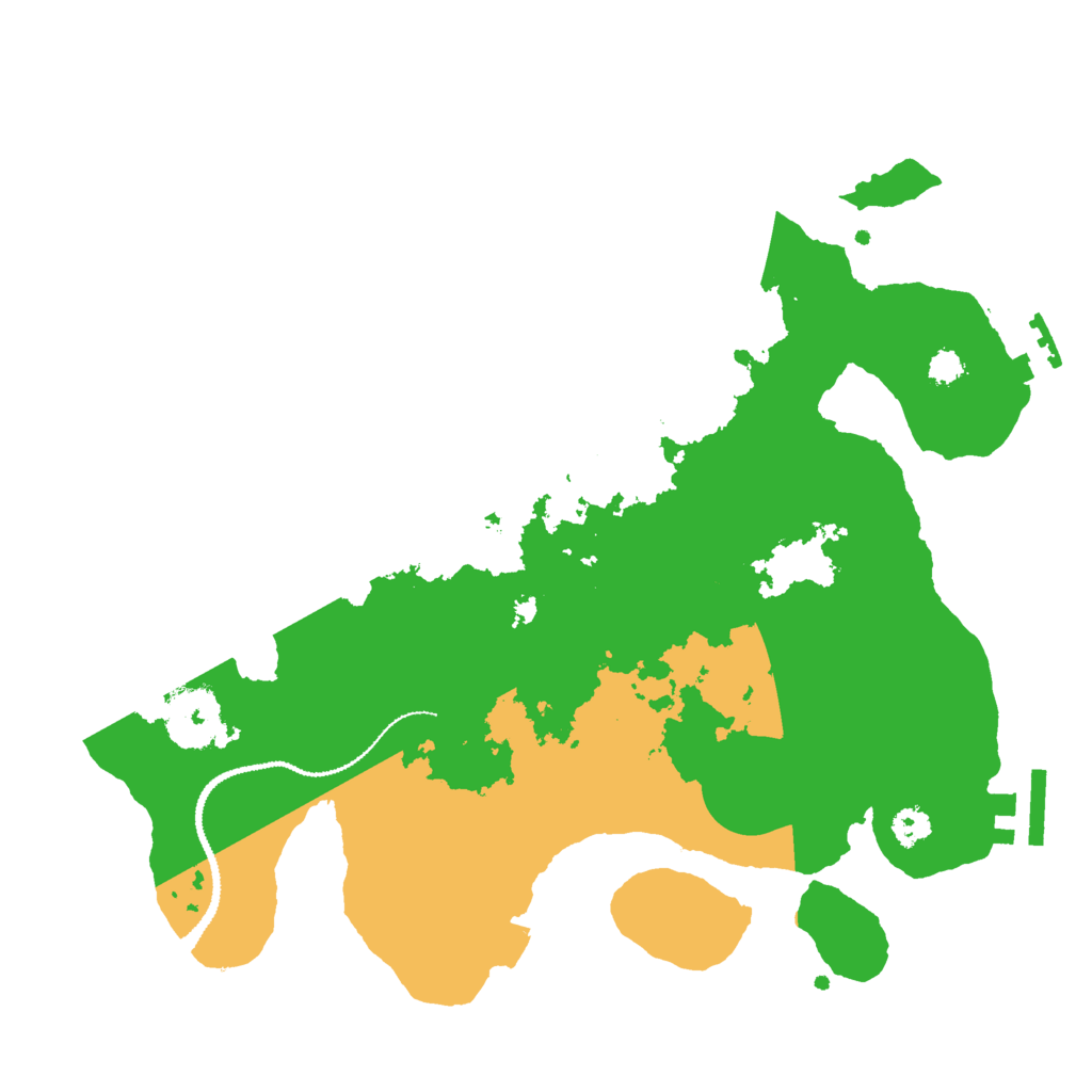 Biome Rust Map: Procedural Map, Size: 2900, Seed: 693820780