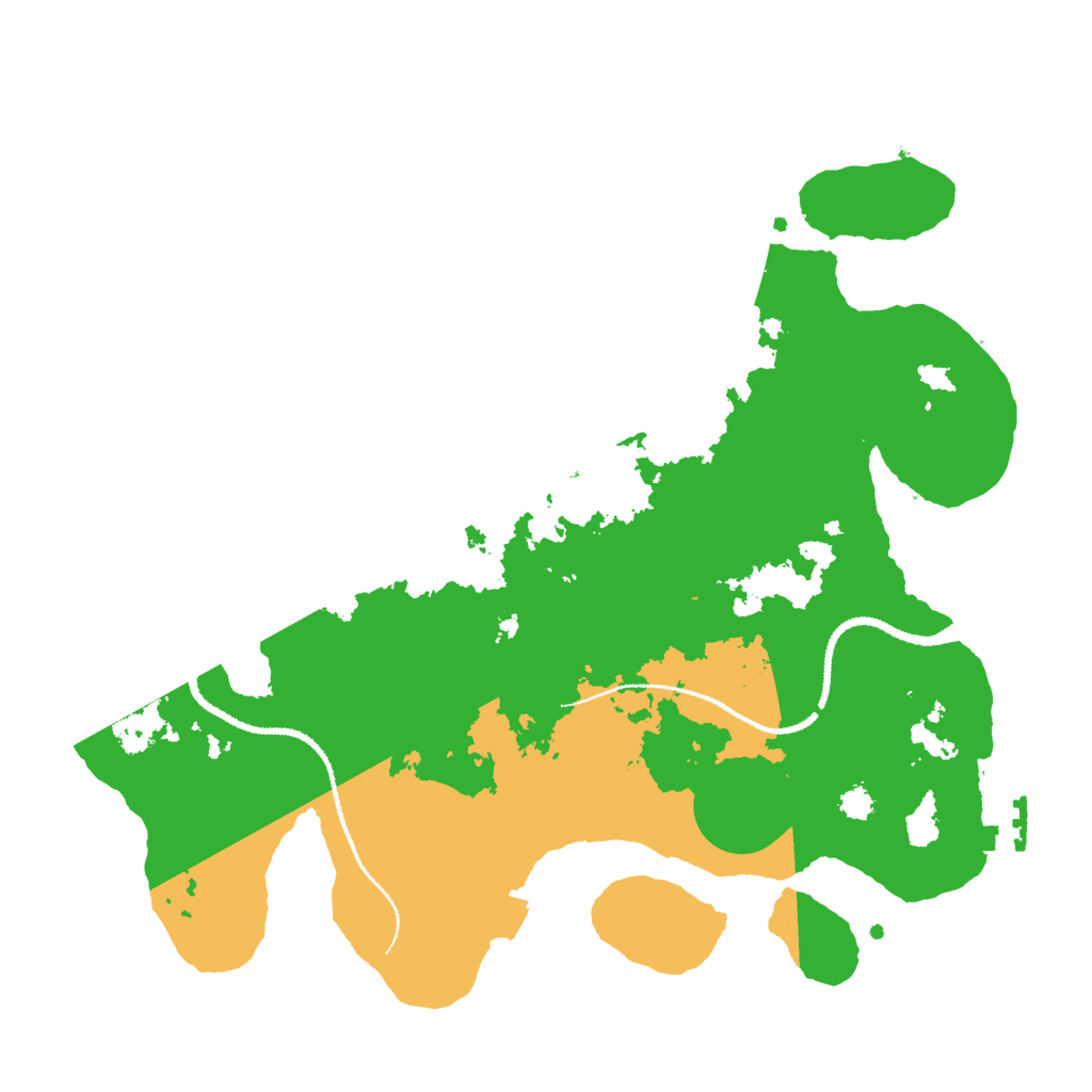 Biome Rust Map: Procedural Map, Size: 3000, Seed: 693820780