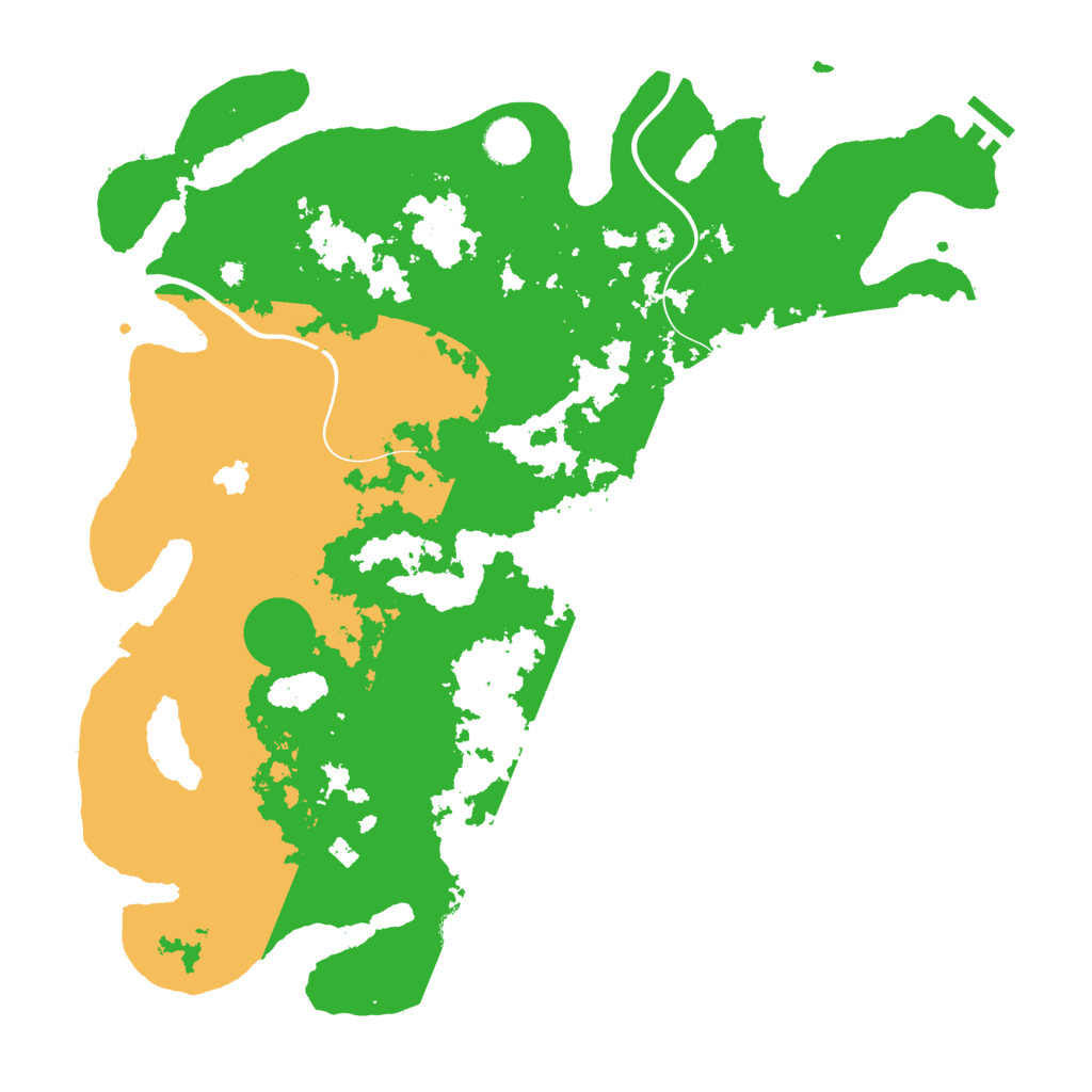 Biome Rust Map: Procedural Map, Size: 4100, Seed: 74474856