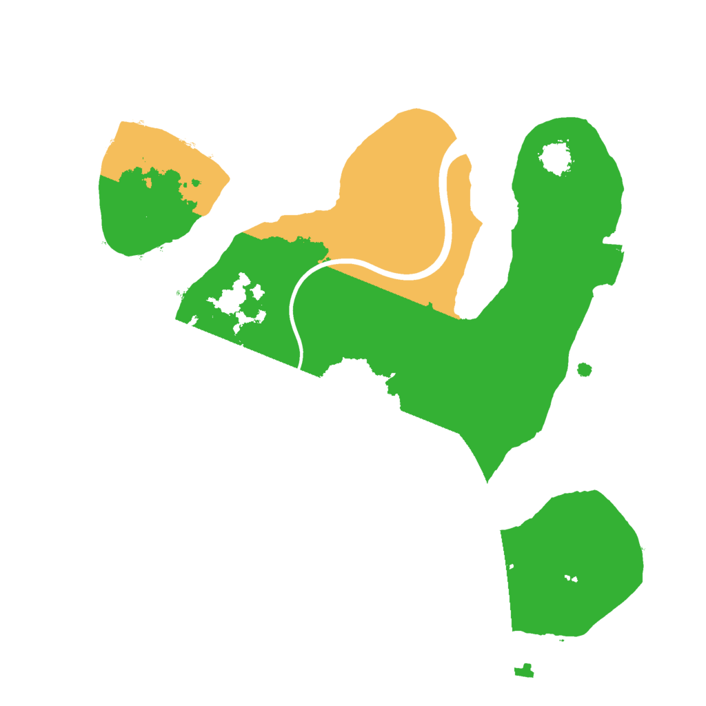 Biome Rust Map: Procedural Map, Size: 2000, Seed: 5420913