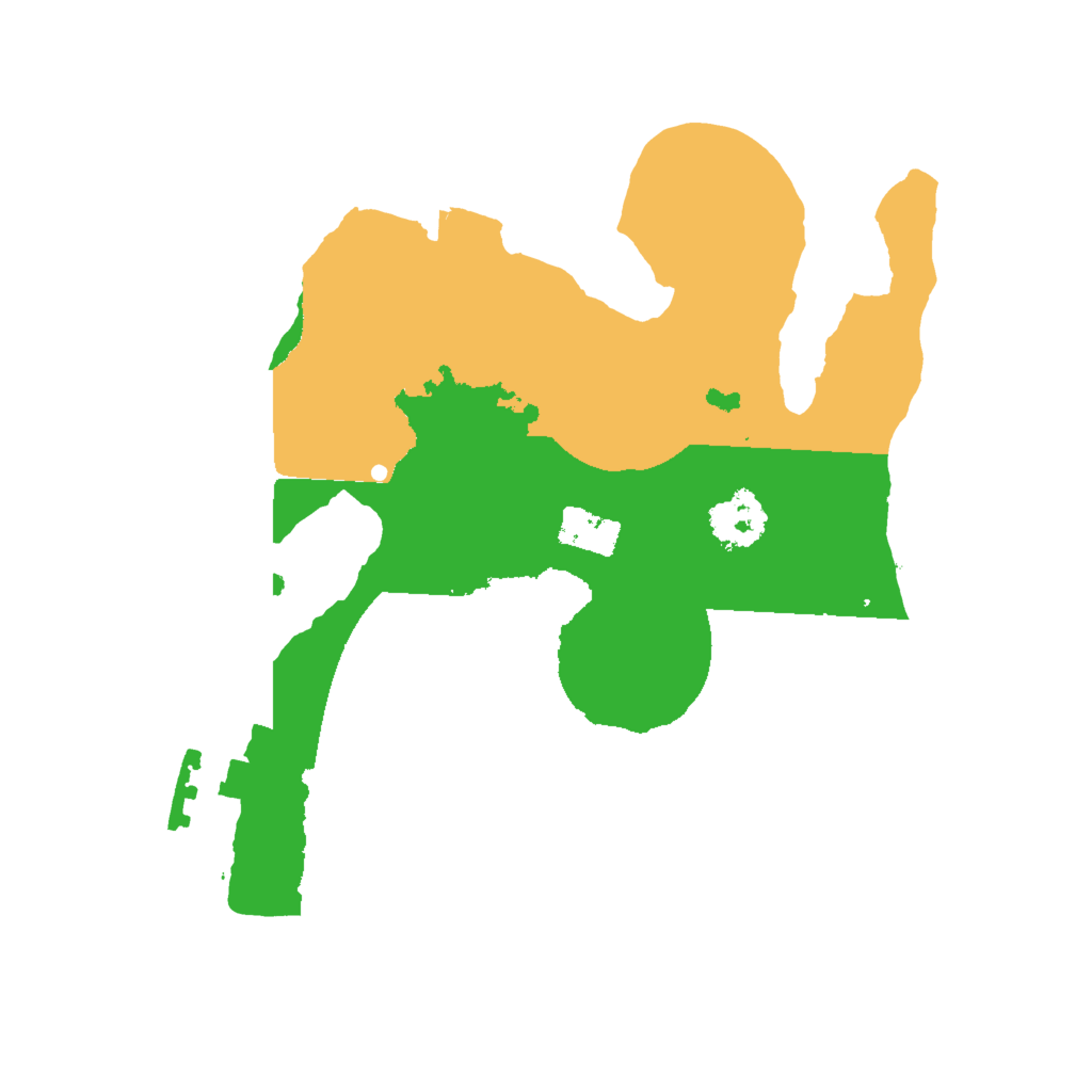 Biome Rust Map: Procedural Map, Size: 2000, Seed: 44444