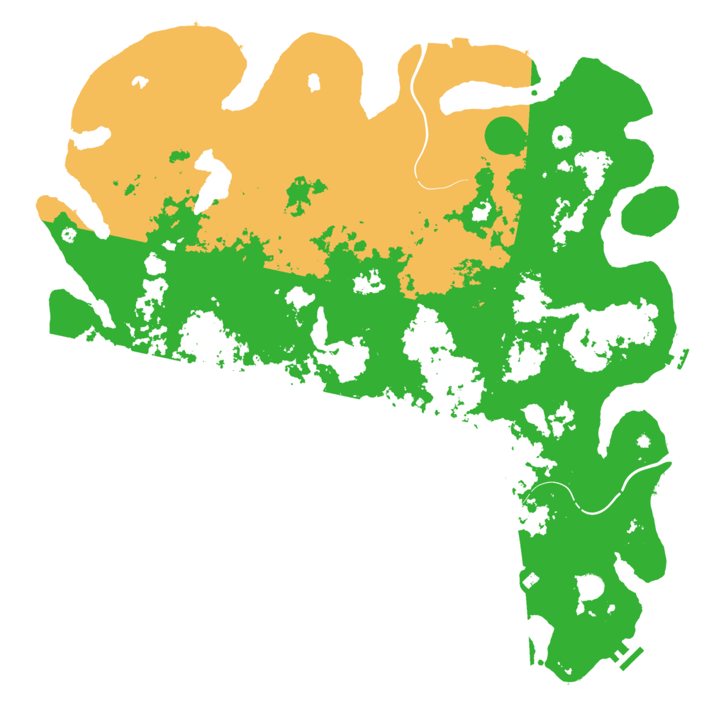 Biome Rust Map: Procedural Map, Size: 5000, Seed: 1262932671