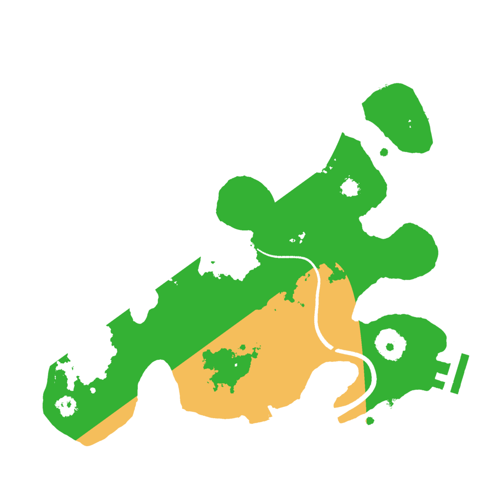 Biome Rust Map: Procedural Map, Size: 2500, Seed: 931180080