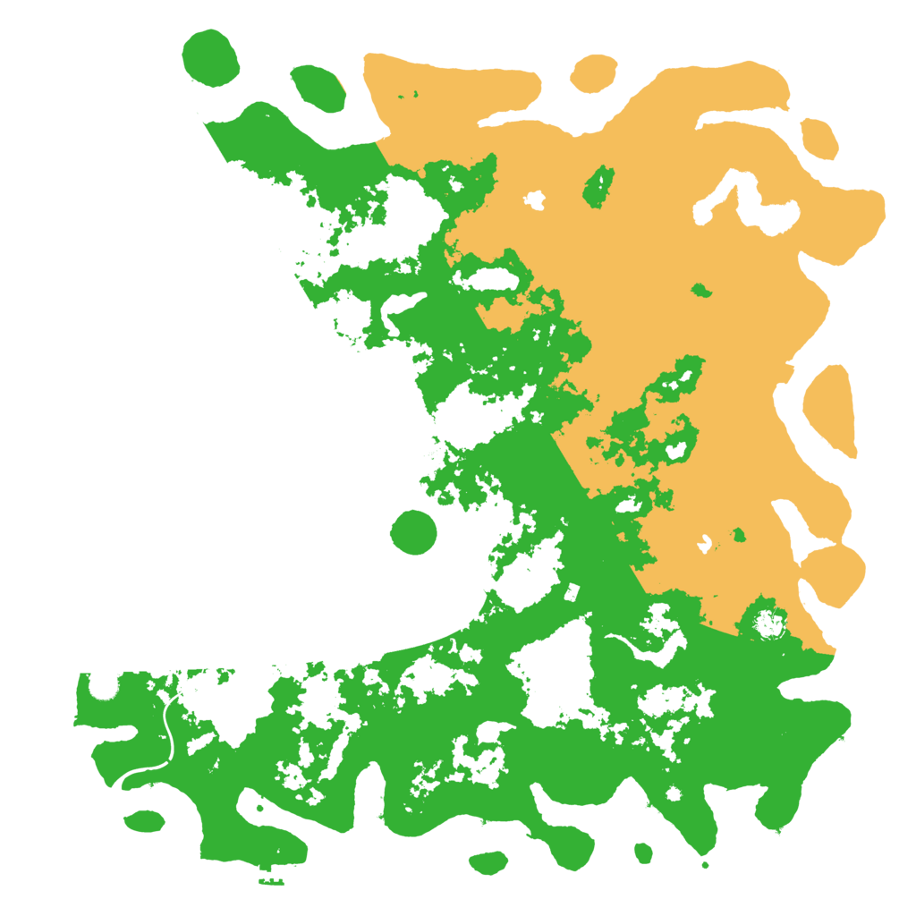 Biome Rust Map: Procedural Map, Size: 5500, Seed: 2007511965