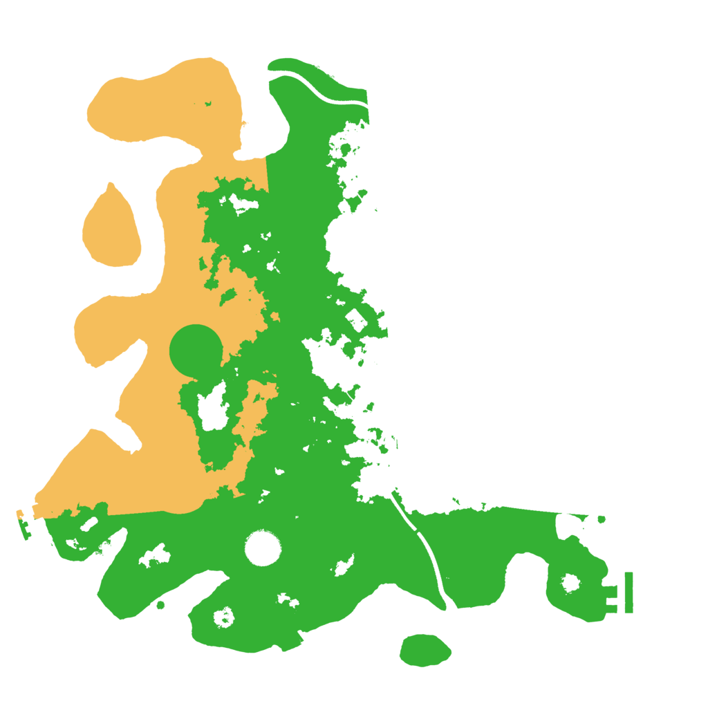 Biome Rust Map: Procedural Map, Size: 3500, Seed: 55412345