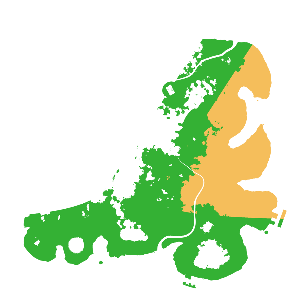 Biome Rust Map: Procedural Map, Size: 3350, Seed: 29031075
