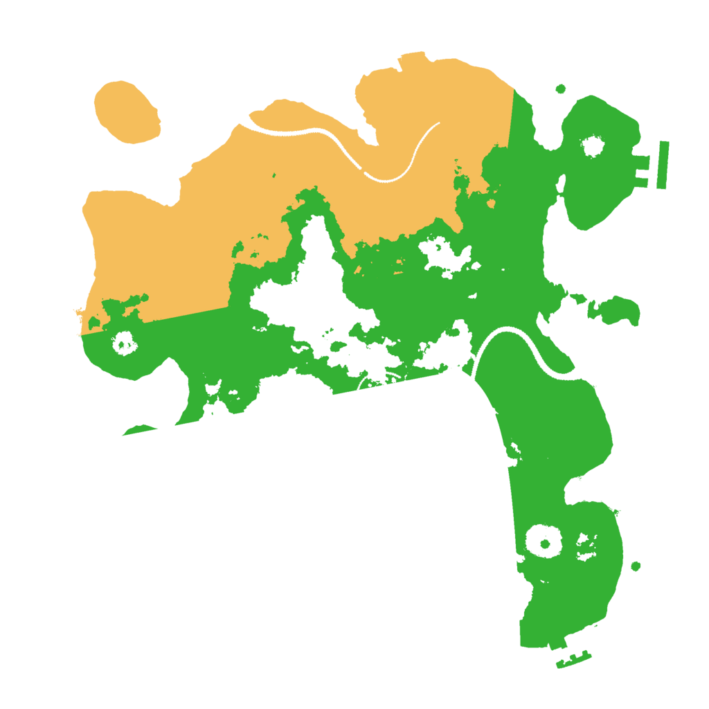 Biome Rust Map: Procedural Map, Size: 3000, Seed: 81453