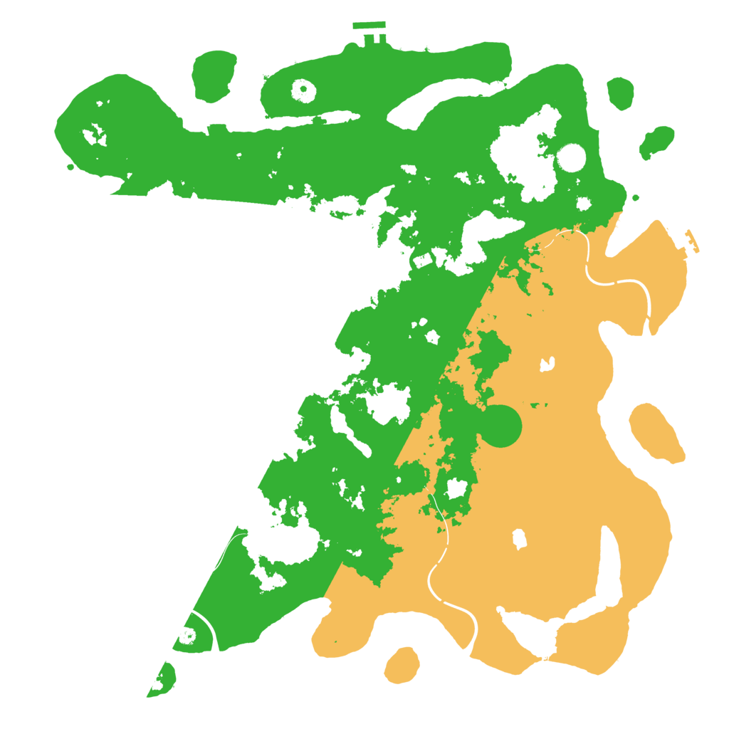 Biome Rust Map: Procedural Map, Size: 4500, Seed: 721518244