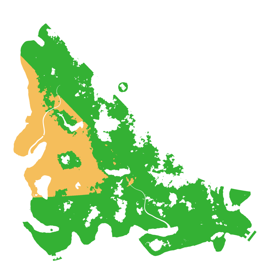Biome Rust Map: Procedural Map, Size: 4500, Seed: 562671961